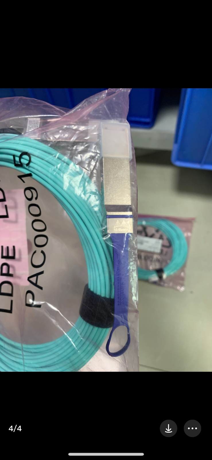 1PC New Mellanox MFA1A00-E010 QSFP28 10m AOC Fiber Optic Cable VIA Fedex P1