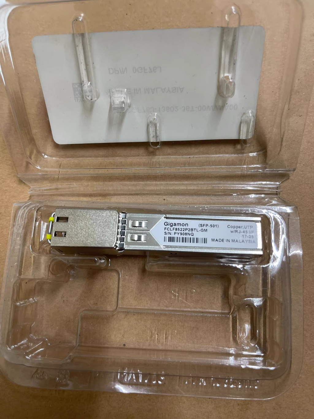 1PCS Gigamon GBIC SFP-501 UTP RJ45 Active Copper 100m SFP FCLF8522P2BTL-GM