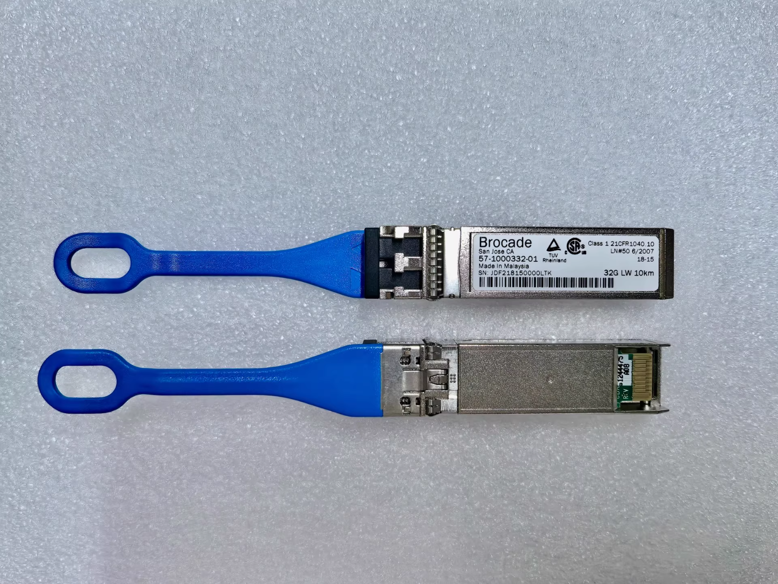 1 unidad Módulo transceptor Brocade 57-1000332-01 32GB 10KM LW SFP XBR-000238