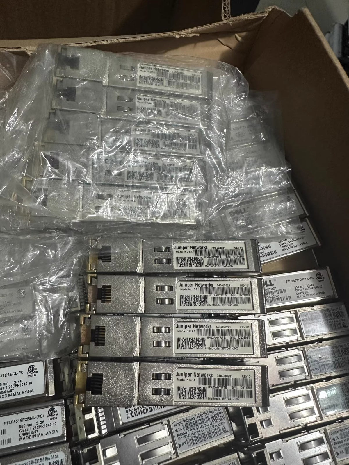 2PCS Juniper 740-038291 EX-SFP-1GE-T TX 10/100/1000 Transceiver IPU2AHYRTB