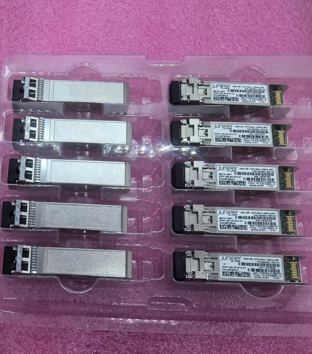1PCS Juniper SFPP-10G-ZR-OTN-XT 740-052562 SFPP 80KM 1550nm 85C Fiber Optic