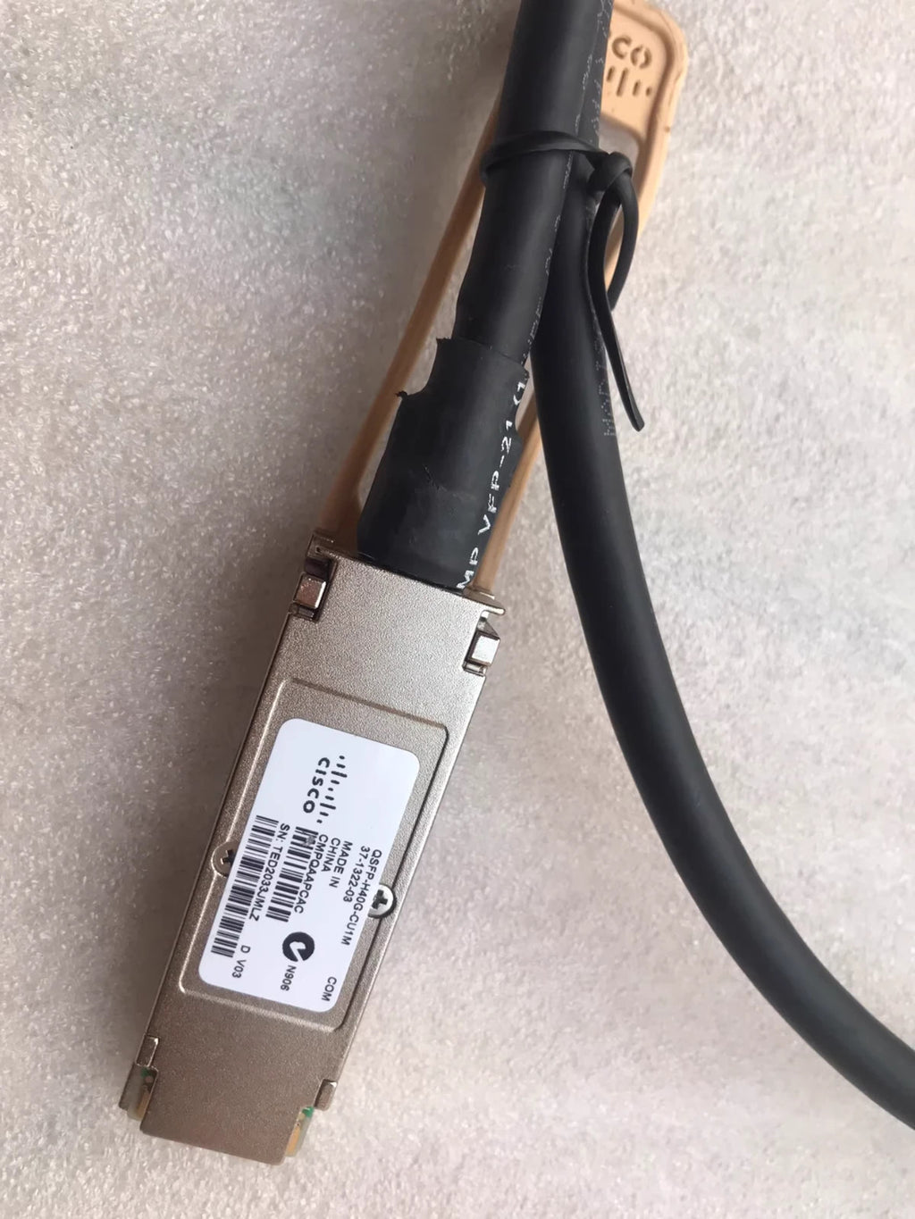 Genuine Cisco QSFP-H40G-CU1M  37-1317-03 1M 40 Gbps Transceiver Twinax DAC Cable