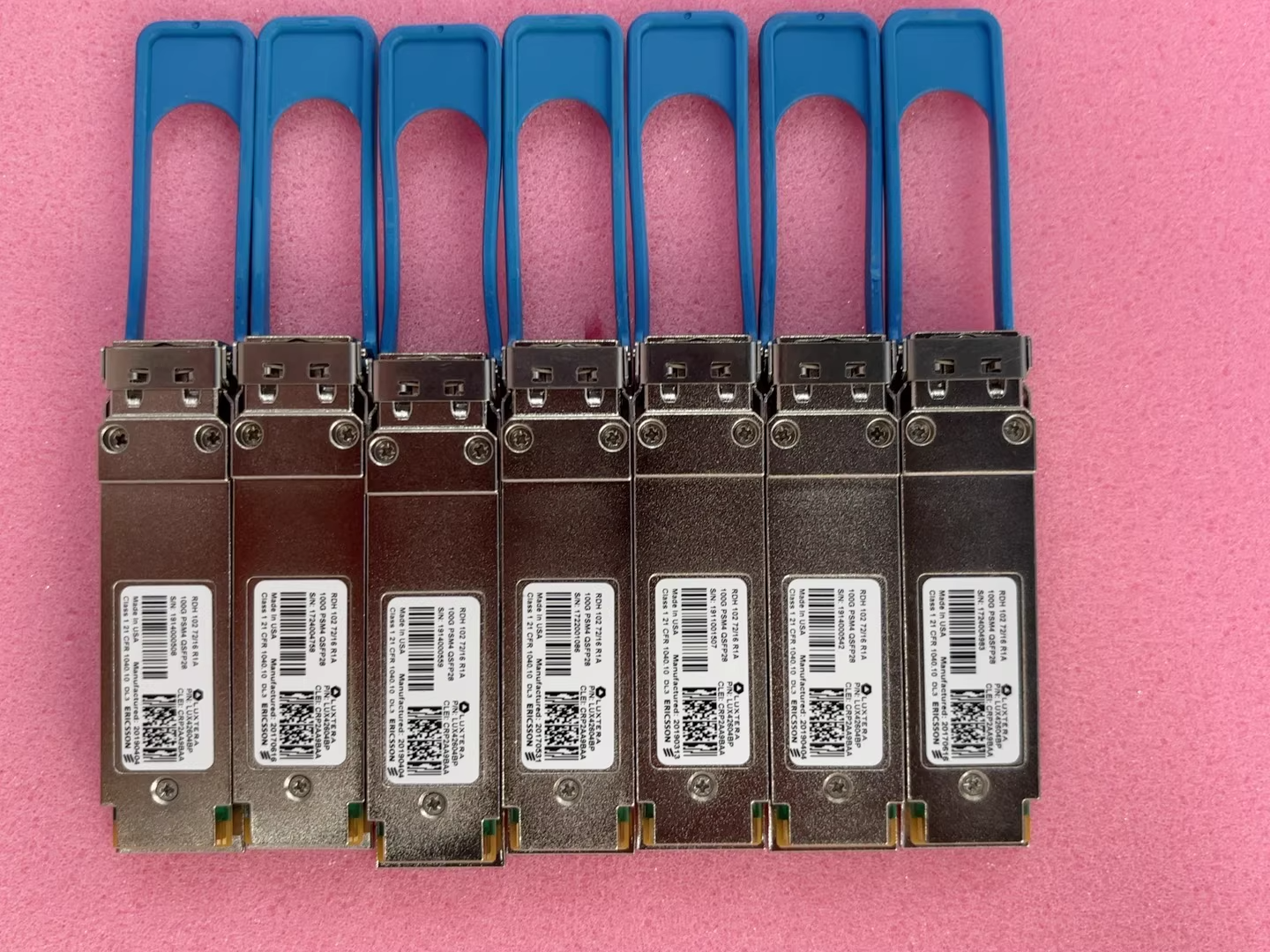 Ericsson RDH 102 72/16 LUX42604BP 100G PSM4 QSFP28 2km MPO CRP2AA9BAA 2PCS