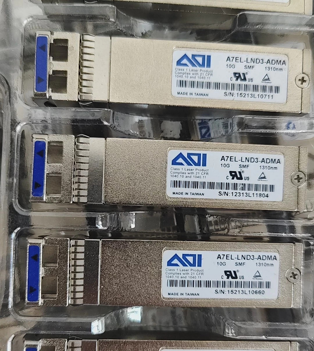 10pcs | AOI A7EL-LND3-ADMA 10GBASE-LR Dual LC SMF 1310nm 10km SFP+ Transceiver