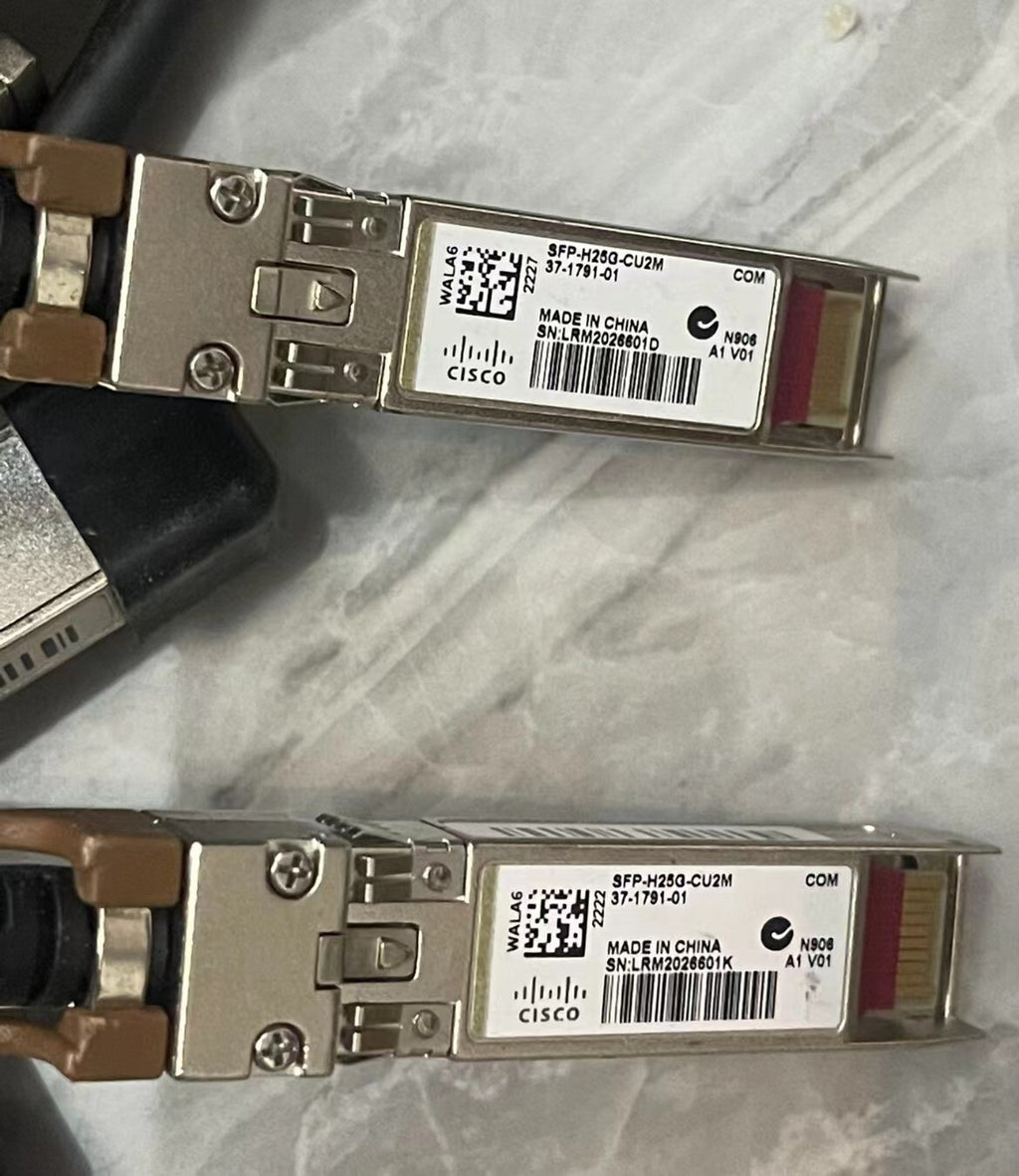 1PC Used Cisco SFP-H25G-CU2M 2M 25GBASE VIA Fedex P1