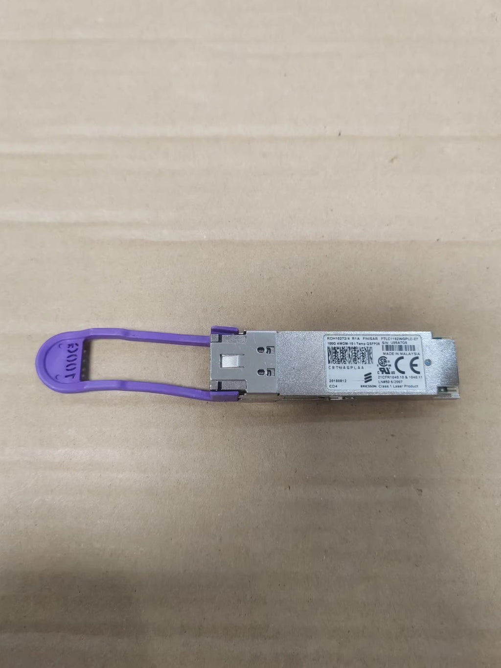 1PCS Ericsson RDH10272/4 QSFP28 CWDM4 10km 100G FTLC1152WGPLC-E7 CRTUAGPLAA