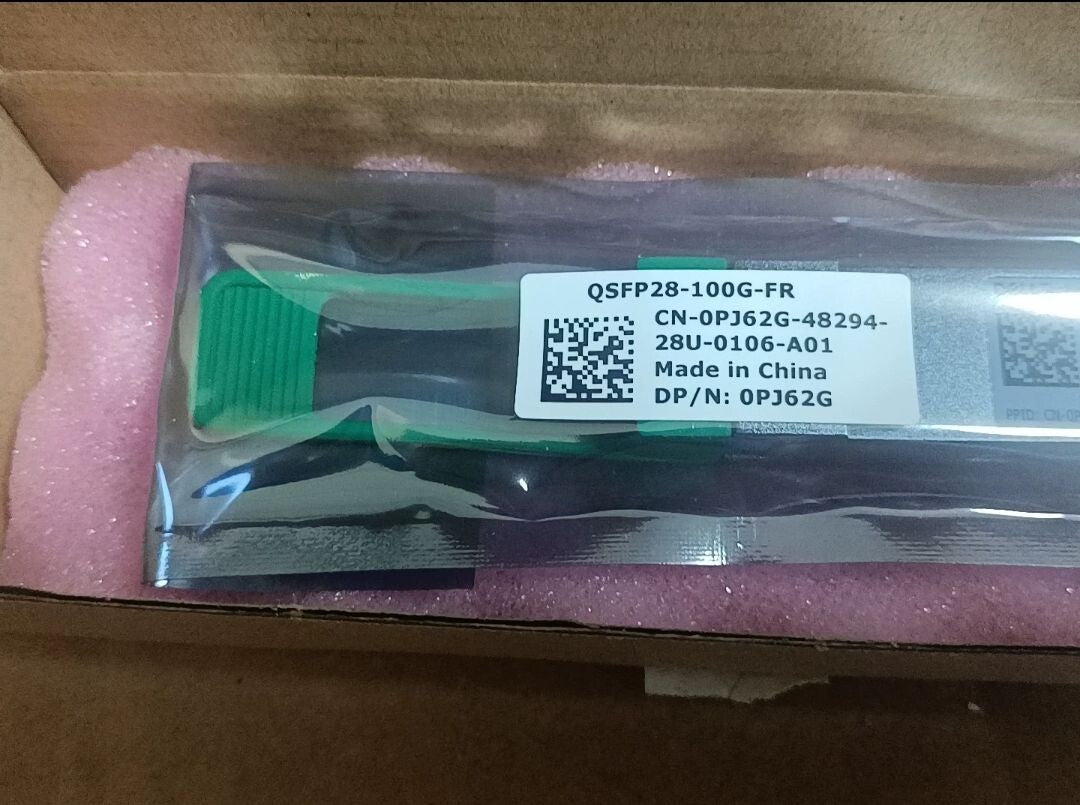 1 unidad Transceptor Dell Technologies original QSFP28-100G-FR QSFP28-100 100GBASE-FR