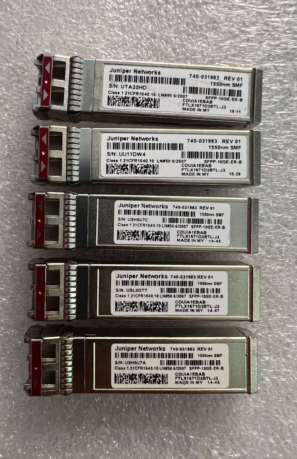 1pcs Juniper  EX-SFP-10GE-ER 1550nm 10Base-ER SFP+ 740-031983 Transceive