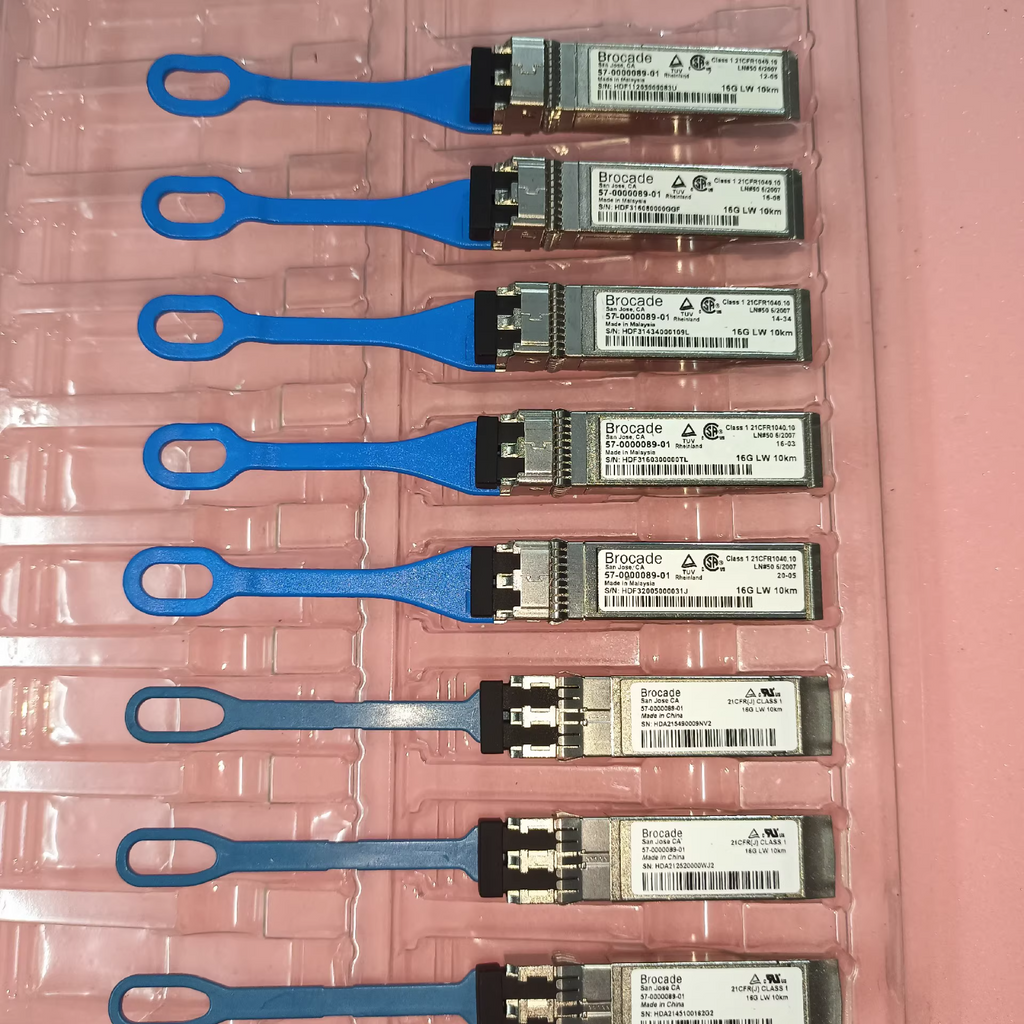 4pcs Genuine Brocade 57-0000089-01 XBR-000198 16GB 10KM LW SFP Transceiver