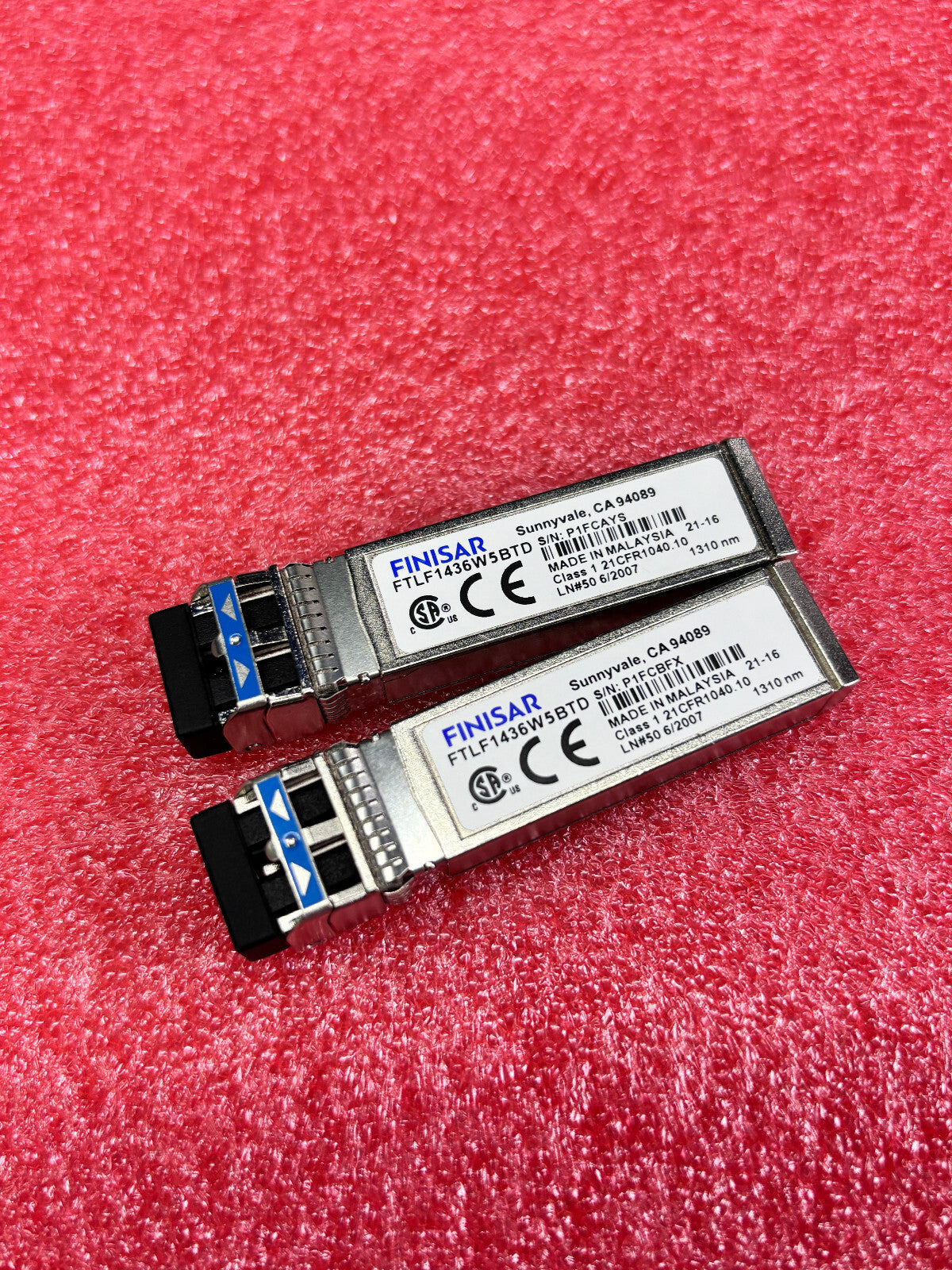 1PCS Finisar FTLF1436W5BTD 25Gb 1310nm 10km Monomodo Datacom SFP