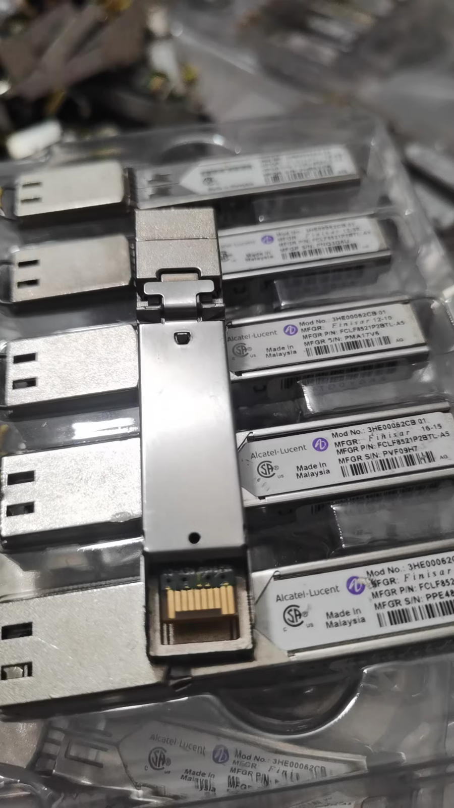 10pcs Alcatel-Lucent 3HE00062CB FCLF8521P2BTL-A5 SFP-TX Copper 100m RJ-45 Module