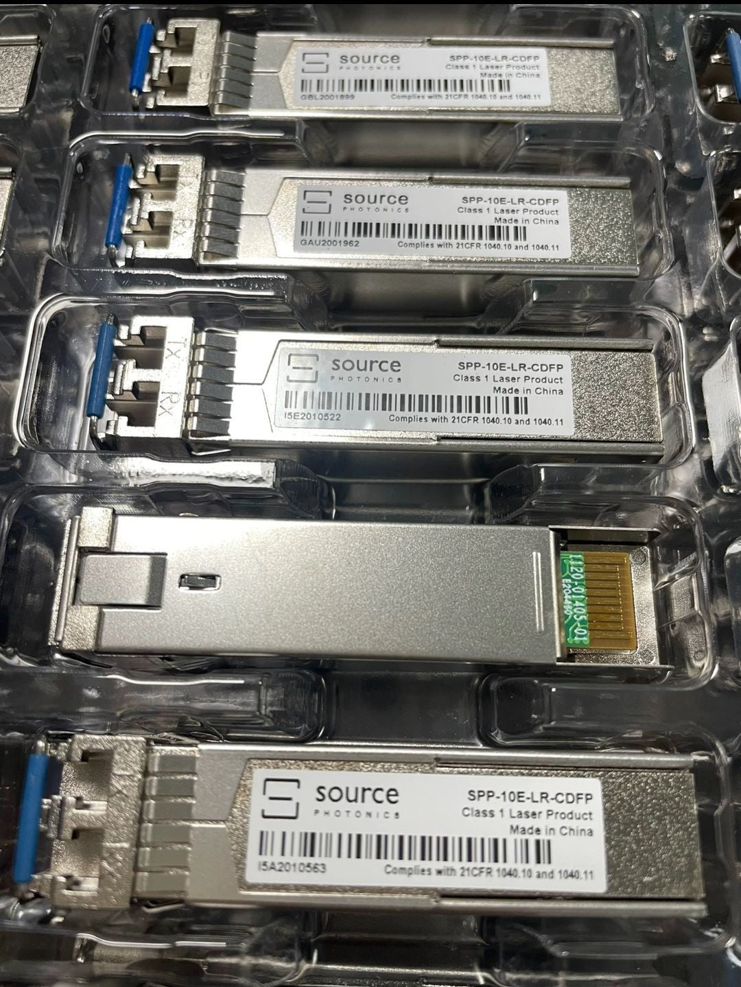 10PCS Source Photonics 10GBASE-LR/LW SFP+ 1310nm 1.4km TX/RX 10G SPP-10E-LR-CDFP