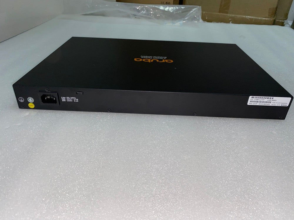 Aruba HP JL261A HPE 2930F 24G PoE+ 4SFP Gigabit Switch Tested