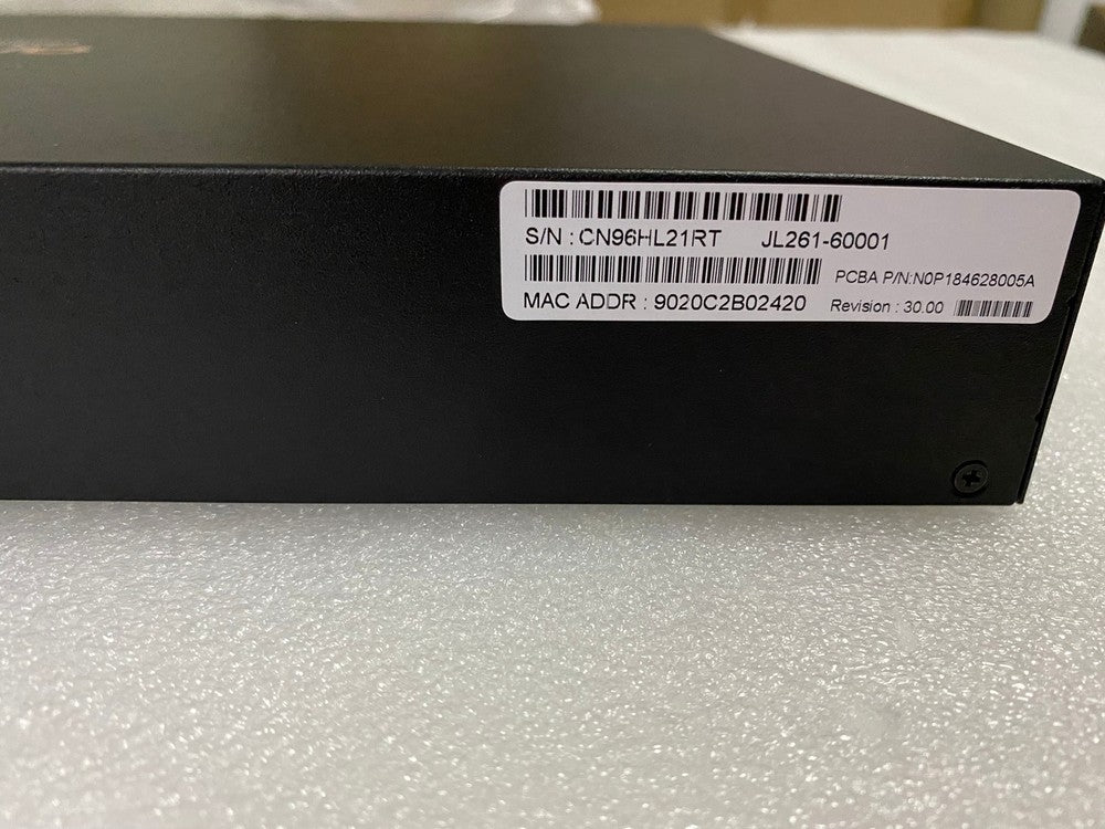 Aruba HP JL261A HPE 2930F 24G PoE+ 4SFP Gigabit Switch Tested