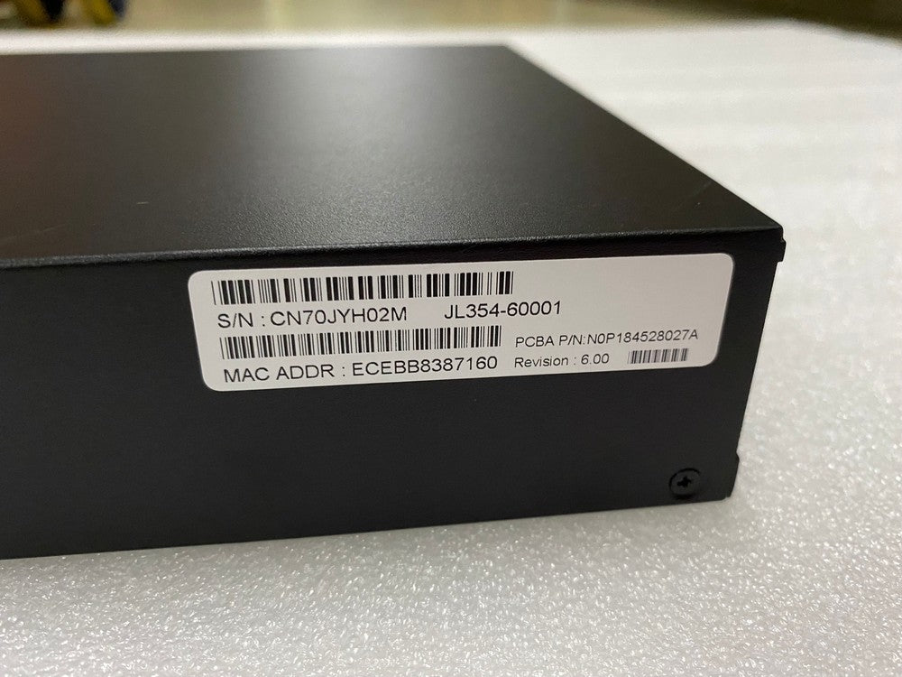 Aruba HP JL354A 2540 24G 4SFP+ 24GigE 4SFP+ 10GbE Ethernet Switch