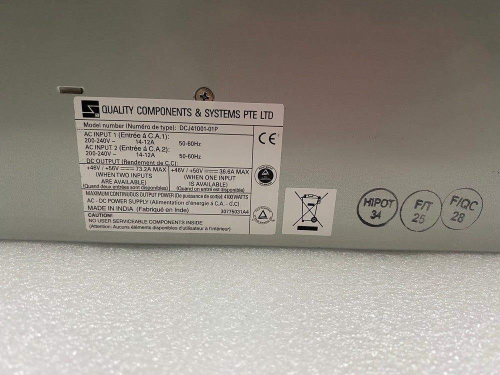 Fuente de alimentación de CA de 4100 W Juniper Networks PWR-MX960-4100-AC para MX960