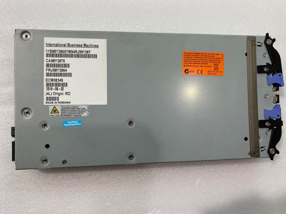 IBM 98Y3864 CA98Y3875 4-Port 16GB SFP+ Fibre Channel Adapter Module Tested