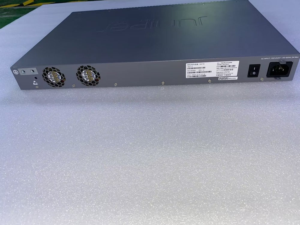 Juniper Networks MX150 Universal Router with 8x1G 2xSFP 2xSFP+ Ports Tested