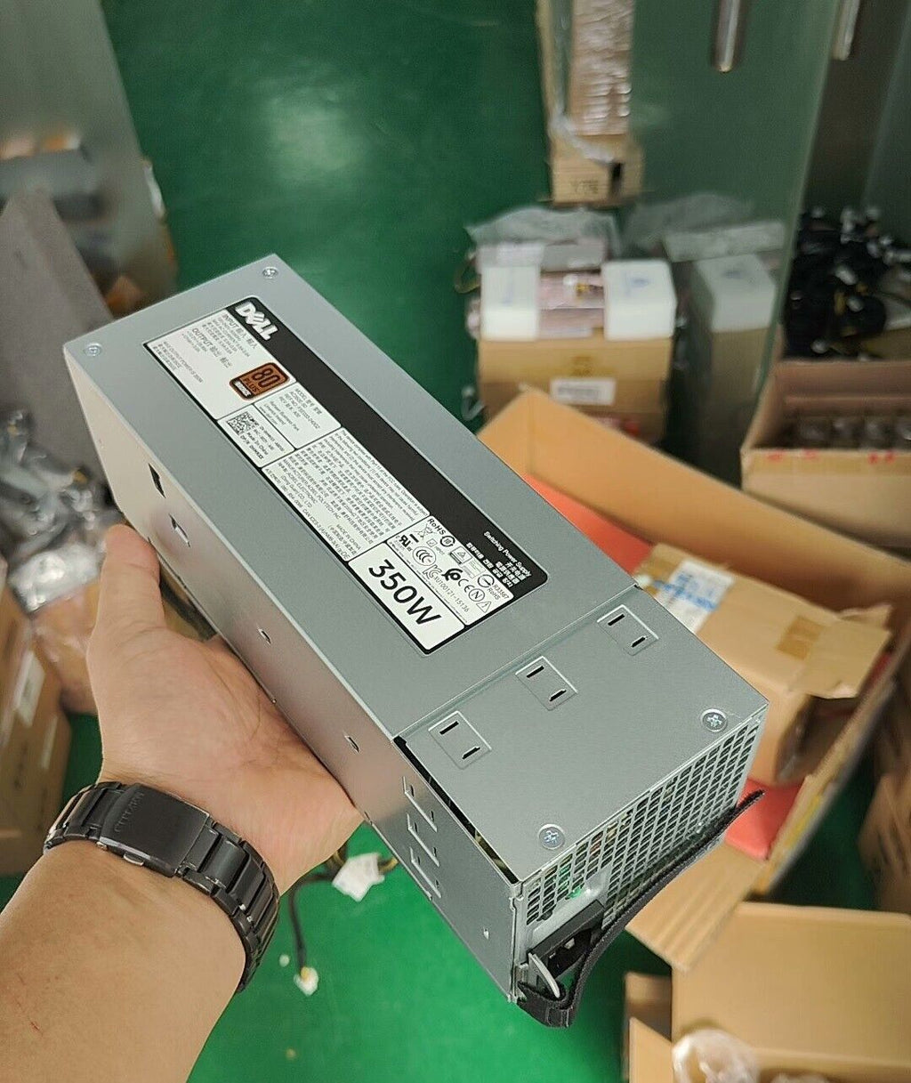 Para fuente de alimentación Dell T330 T340 de 350 W con cable AC350E-S0 D350E-S0 HMNXX V13CW