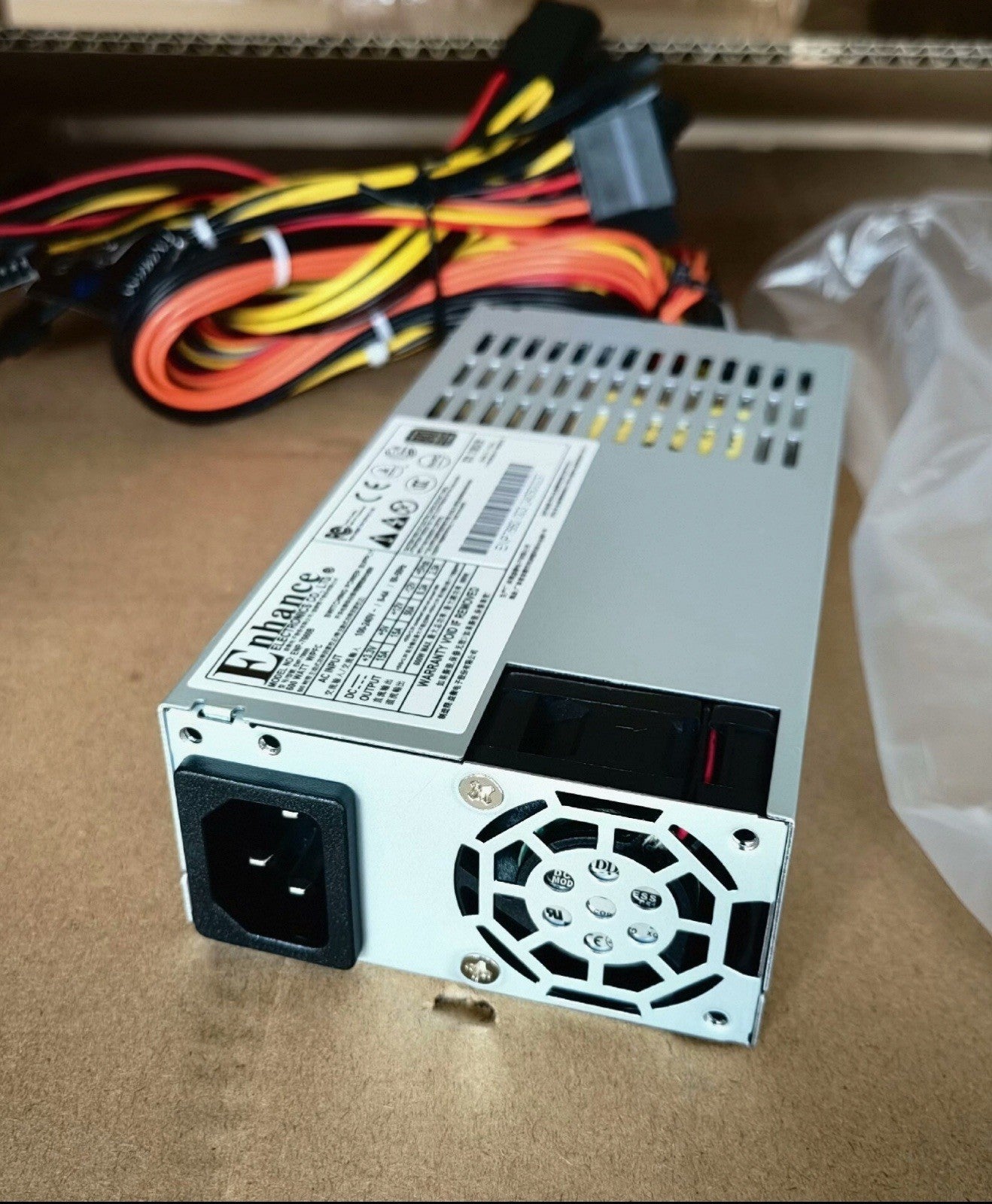 1pc New Open Enhance ENP-7660B 600W Flex ATX 1U Power supply Fedex Fast Shipping