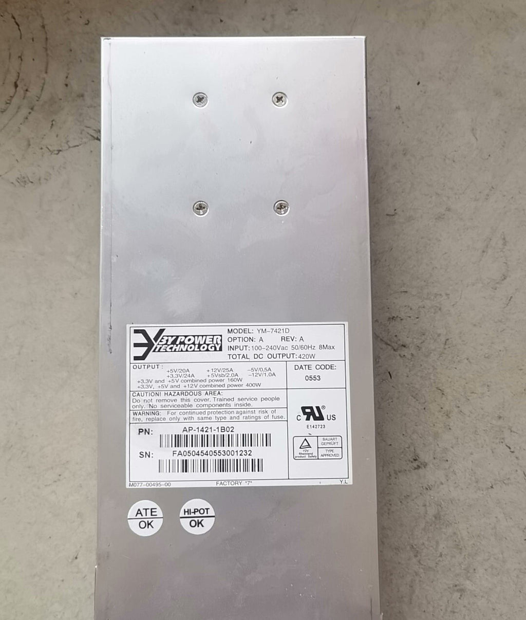 Fuente de alimentación Juniper YM-7421D 420W PSU SSG-PS-AC para Gateways SSG-550