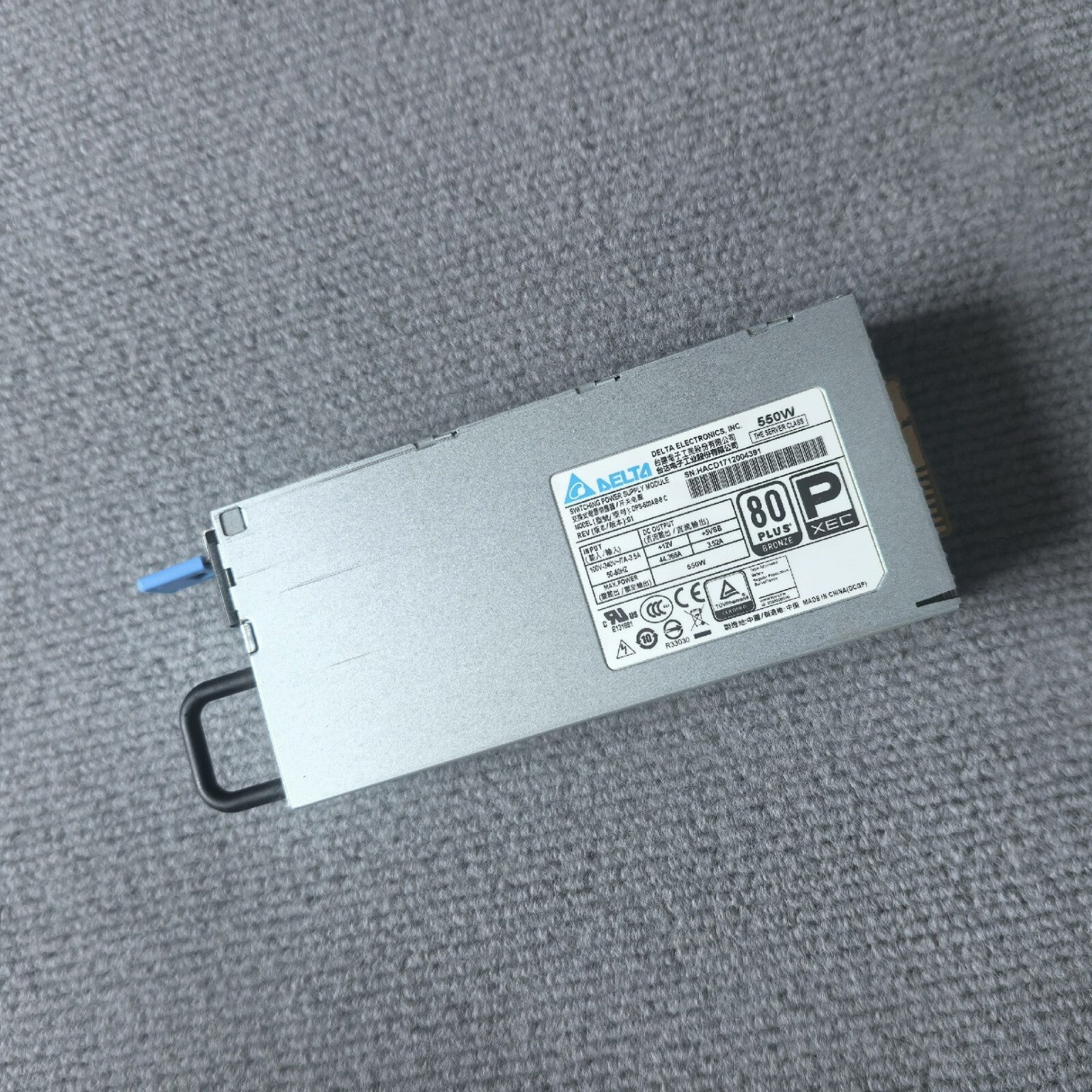 1 unidad Delta DPS-500AB-9 C Fuente de alimentación conmutada DPS-500AB-9C Probado, buen estado