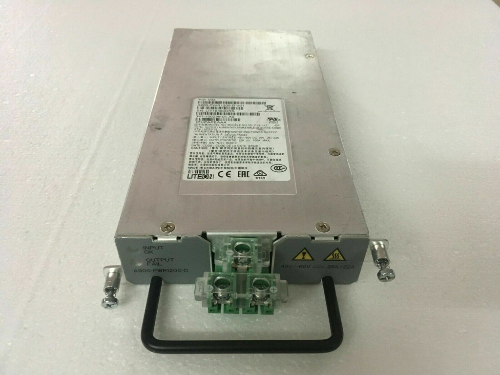 Cisco A900-PWR1200-D 341-100239 Fuente de alimentación de CC de 1200 W para ASR907/ASR903 Probado