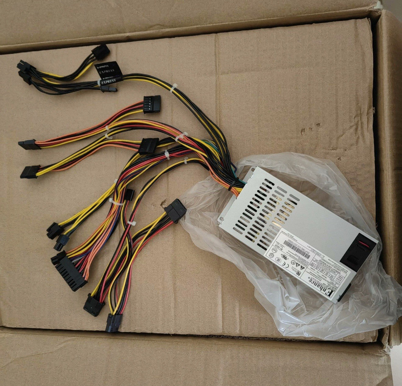 1pc New Open Enhance ENP-7660B 600W Flex ATX 1U Power supply Fedex Fast Shipping