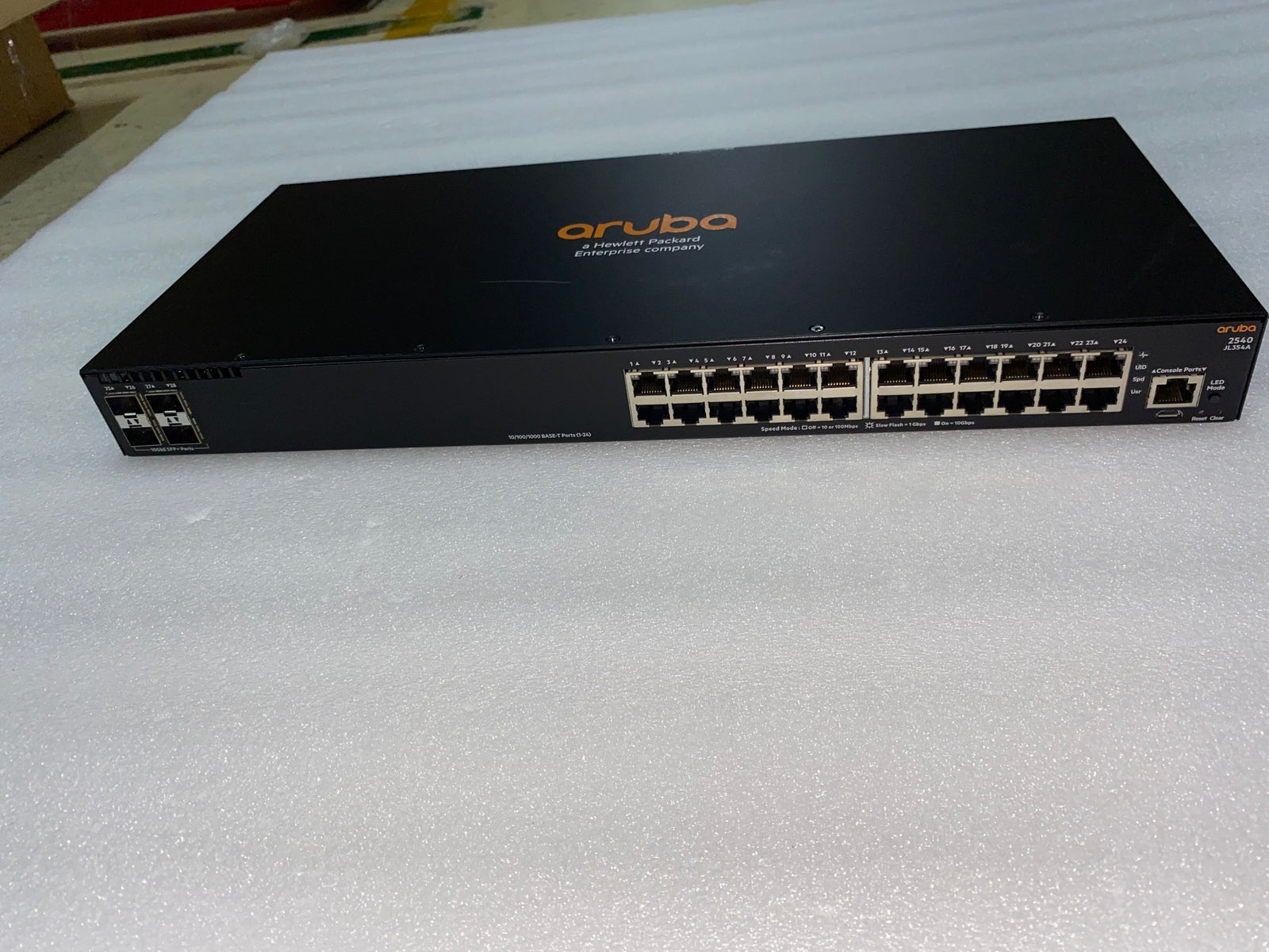 Aruba HP JL354A 2540 24G 4SFP+ 24GigE 4SFP+ 10GbE Ethernet Switch