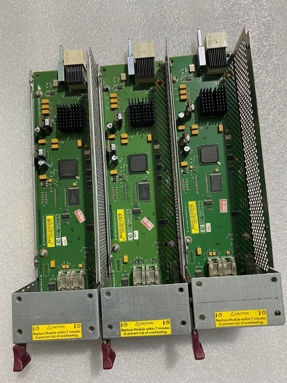 3X HP AG638-04500 4GB FIBER CHANNEL DUAL BUS I/O MODULE 461494-005 AG638-60410