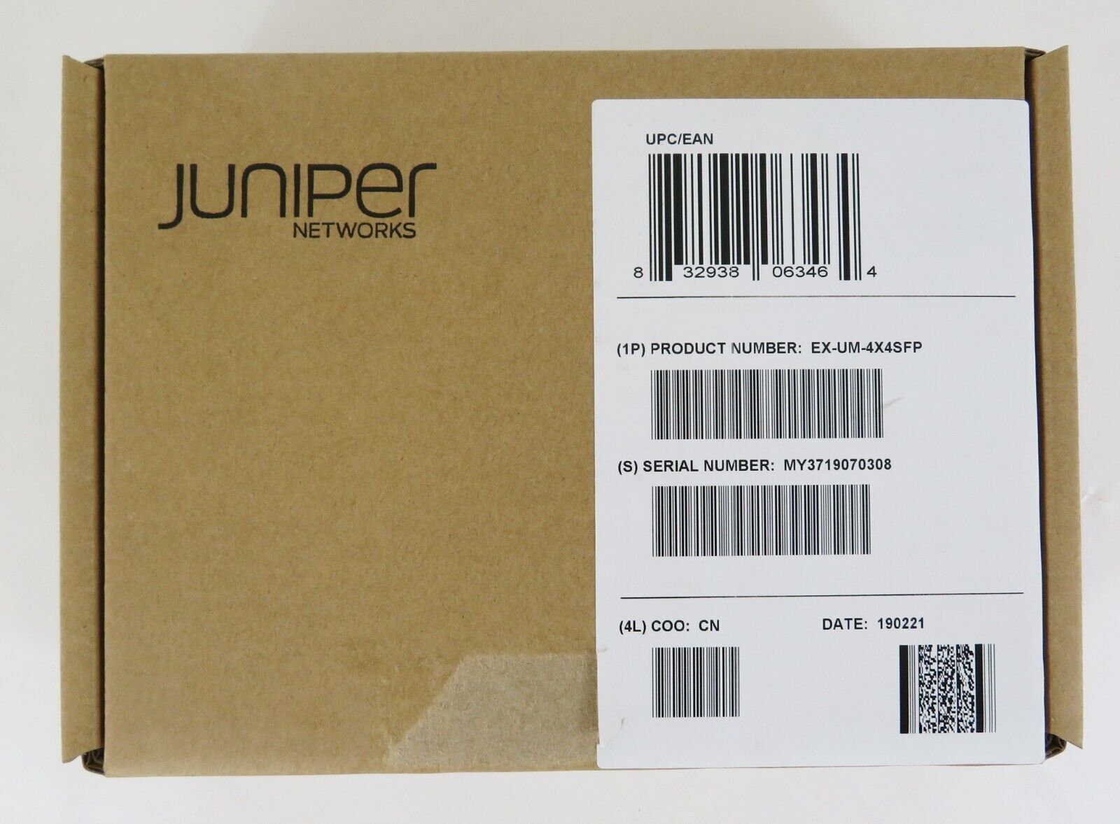 NEW Juniper EX-UM-4X4SFP 4 Port 1GbE/10GbE SFP+ Uplink Module