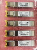 Lot of 5 Brocade 57-1000042-01 02 1GE Copper Gigabit RJ-45 SFP TRANSCEIVER