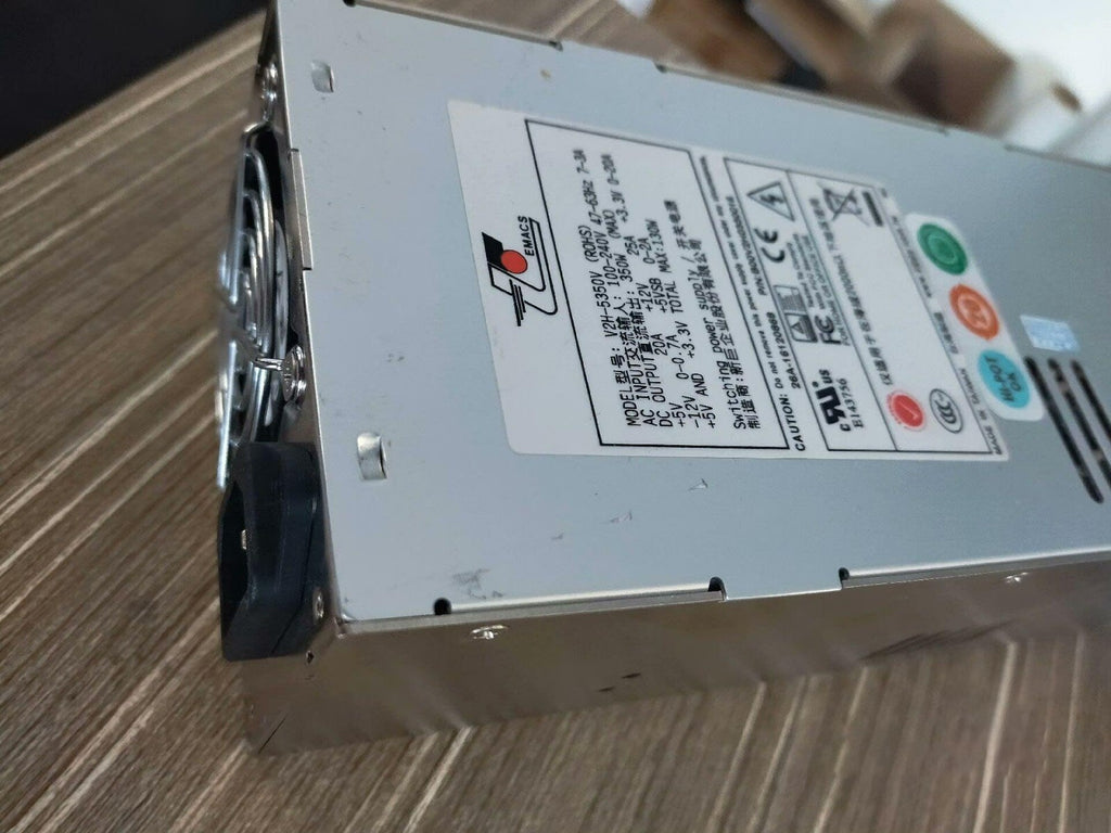 1 ud. Fuente de alimentación 2U EMACS V2H-5350V de 350 W usada