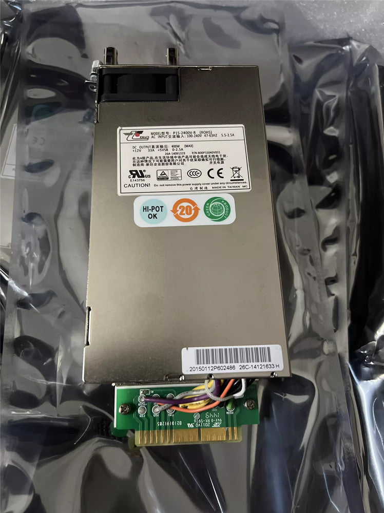 1 unidad Módulo de fuente de alimentación para servidor de dispositivos Zippy P1S-2400V-R de 400 W