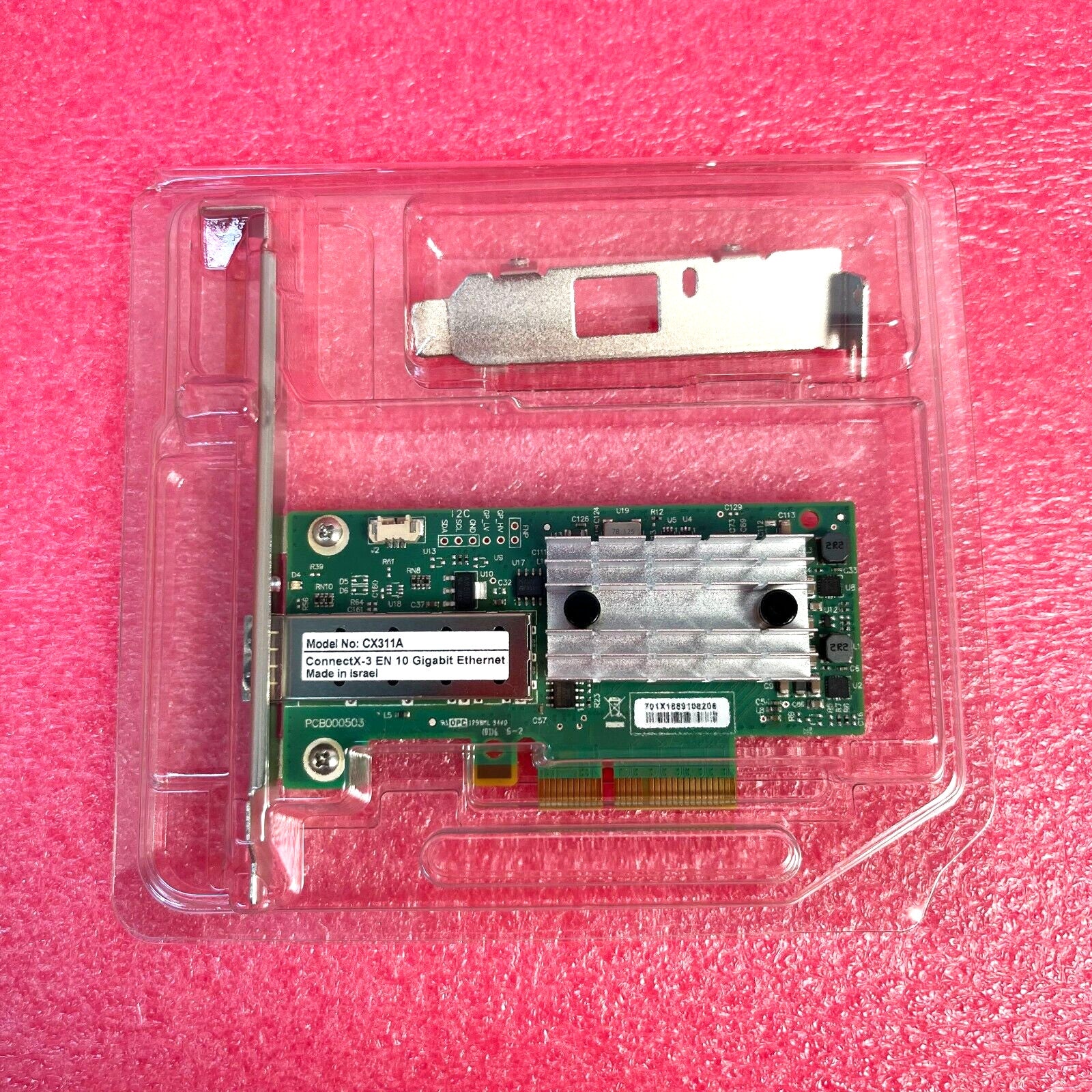Mellanox MCX311A-XCAT ConnectX-3 EN 10G Ethernet 10GbE SFP+ PCIe NIC mit 2 Halterungen