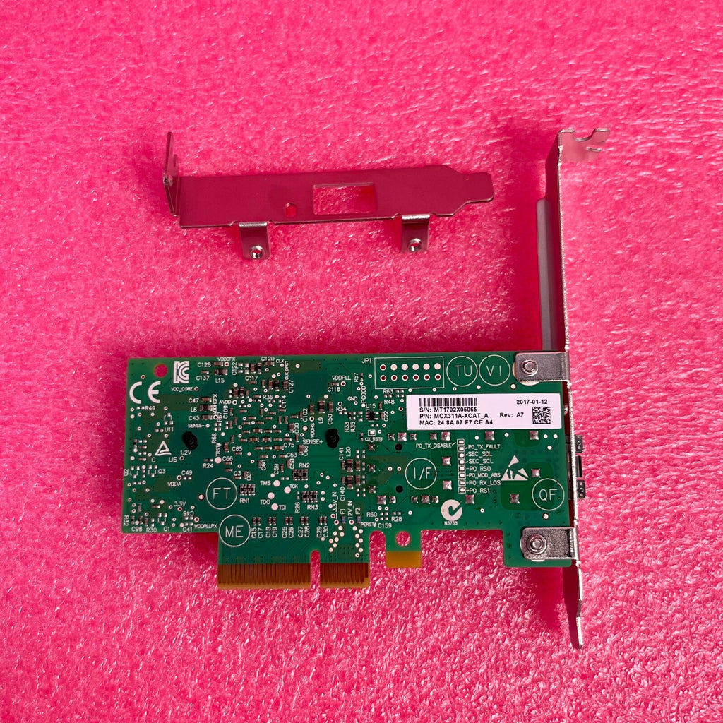 Mellanox MCX311A-XCAT ConnectX-3 Dual-Port 10GbE SFP+ Network Adapter PCIe