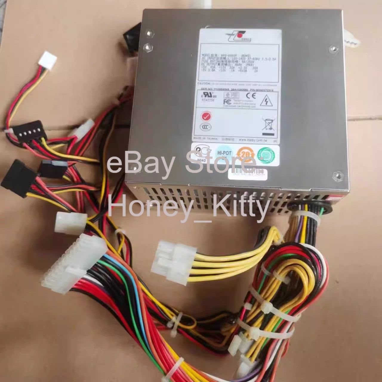 1pcs Zippy EMACS HP2-6460P 460W Tower Medical Workstation Power Supply