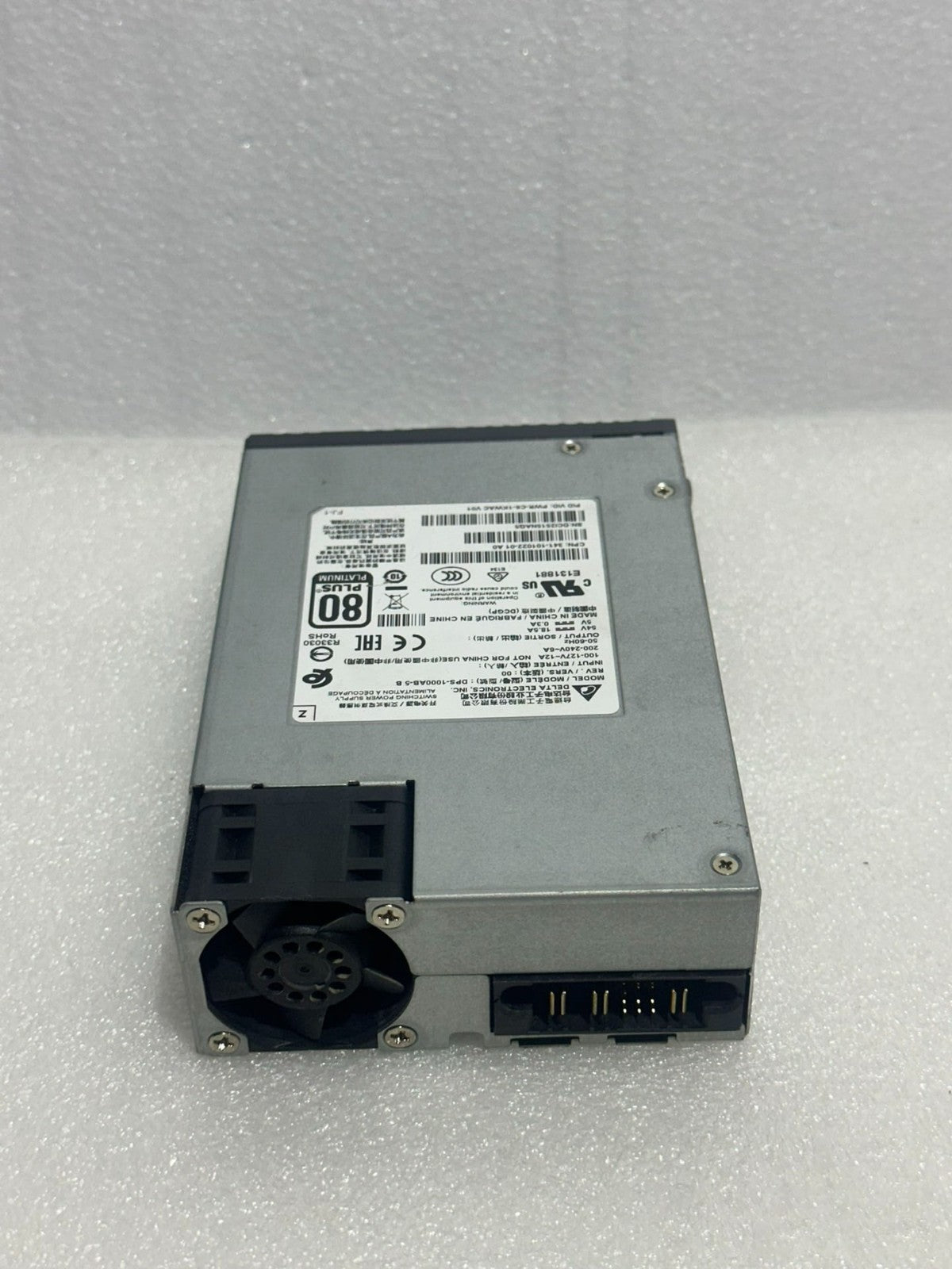 1PC Cisco PWR-C6-1KWAC Power supply For Cisco Catalyst C9200-48p Tested