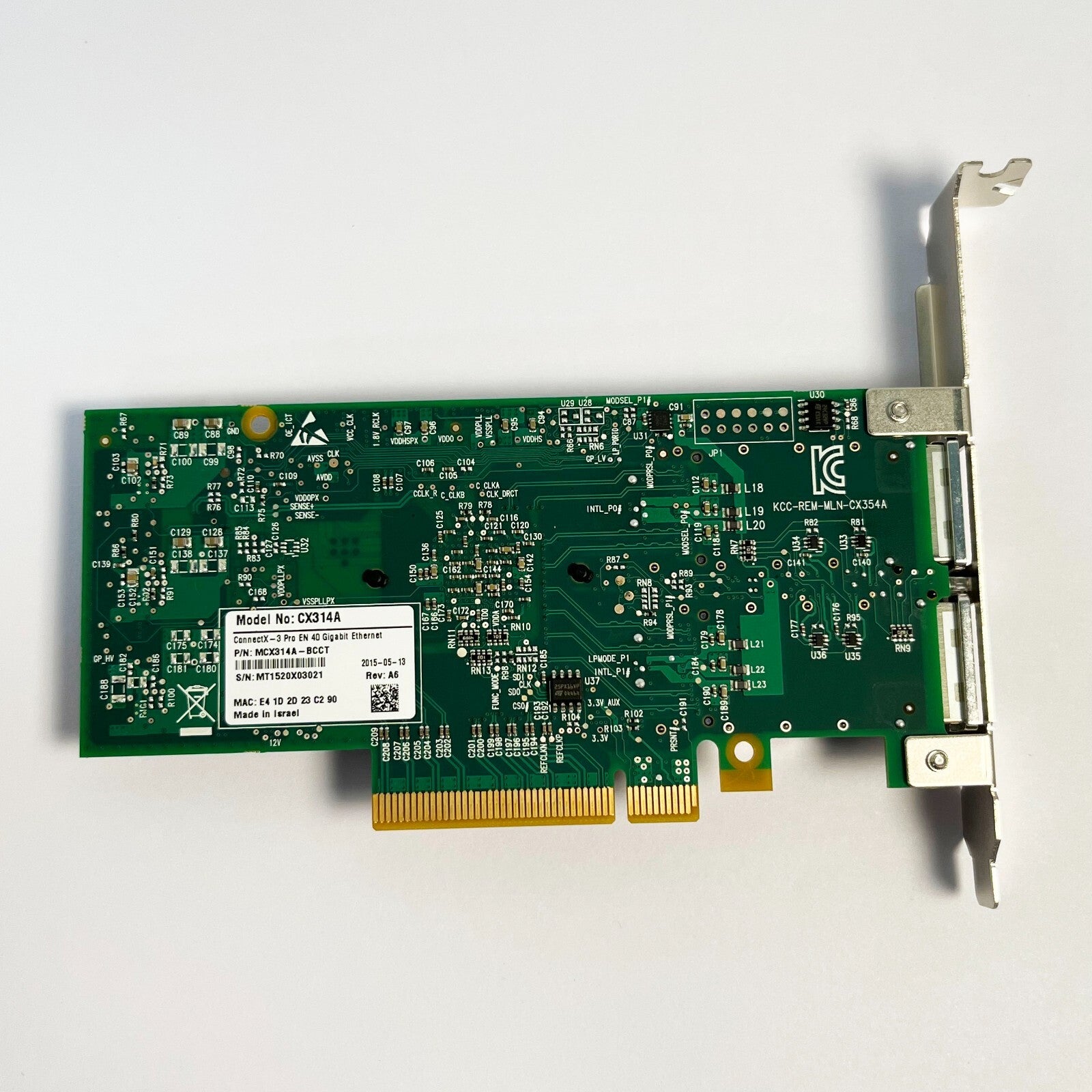 CX314A Mellanox ConnectX-3 Pro MCX314A-BCCT 40Gb Ethernet 40GbE QSFP+ PCIe Card