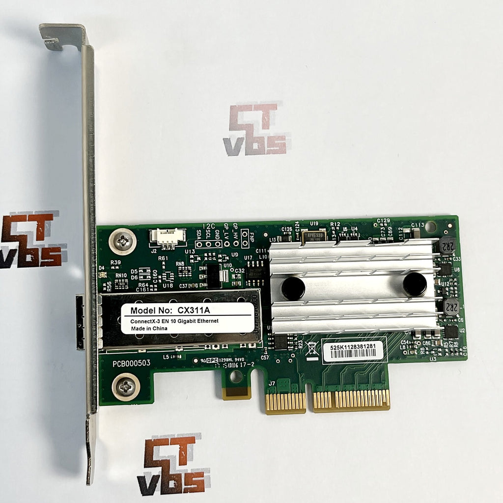 Mellanox MCX311A-XCAT ConnectX-3 EN 10G Ethernet 10GbE SFP+ PCIe NIC w/2 Bracket