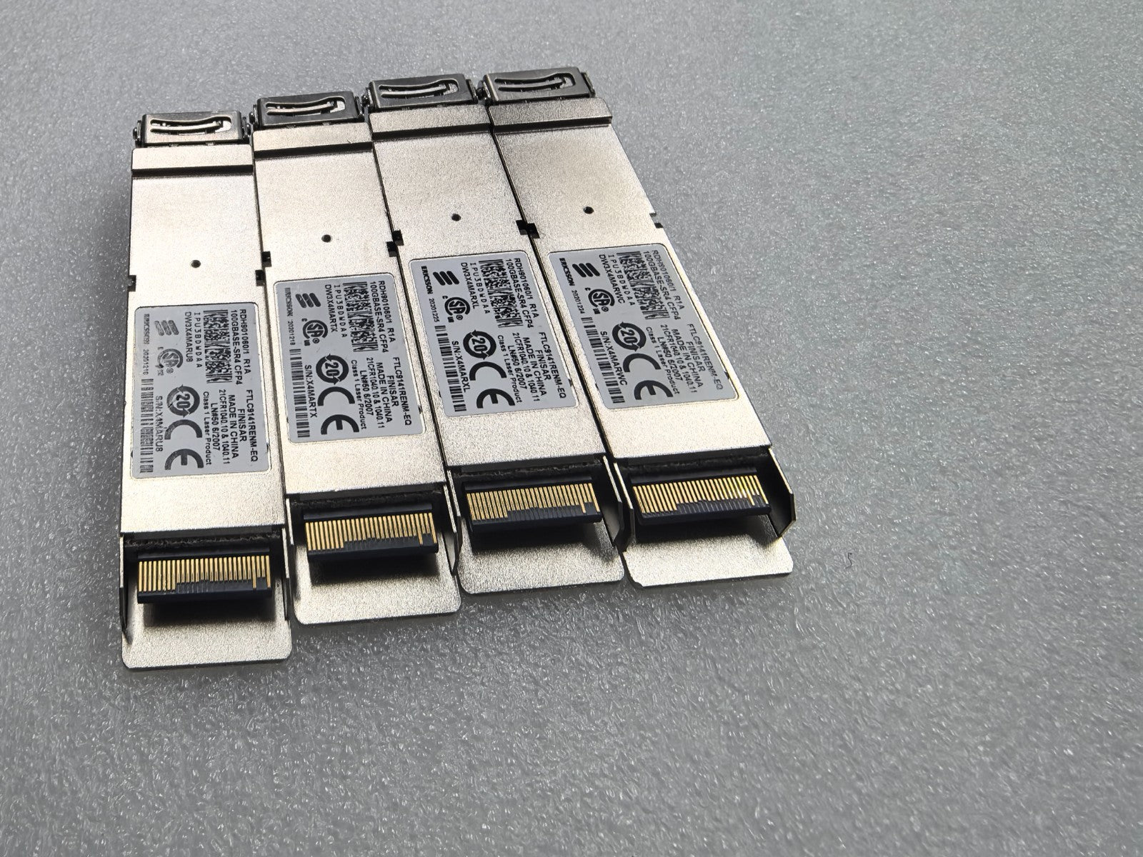 1PCS Ericsson RDH901060/1 CFP4 100GBASE-SR4 MMF 100G FTLC9141RENM-EQ IPU3BDWDAA