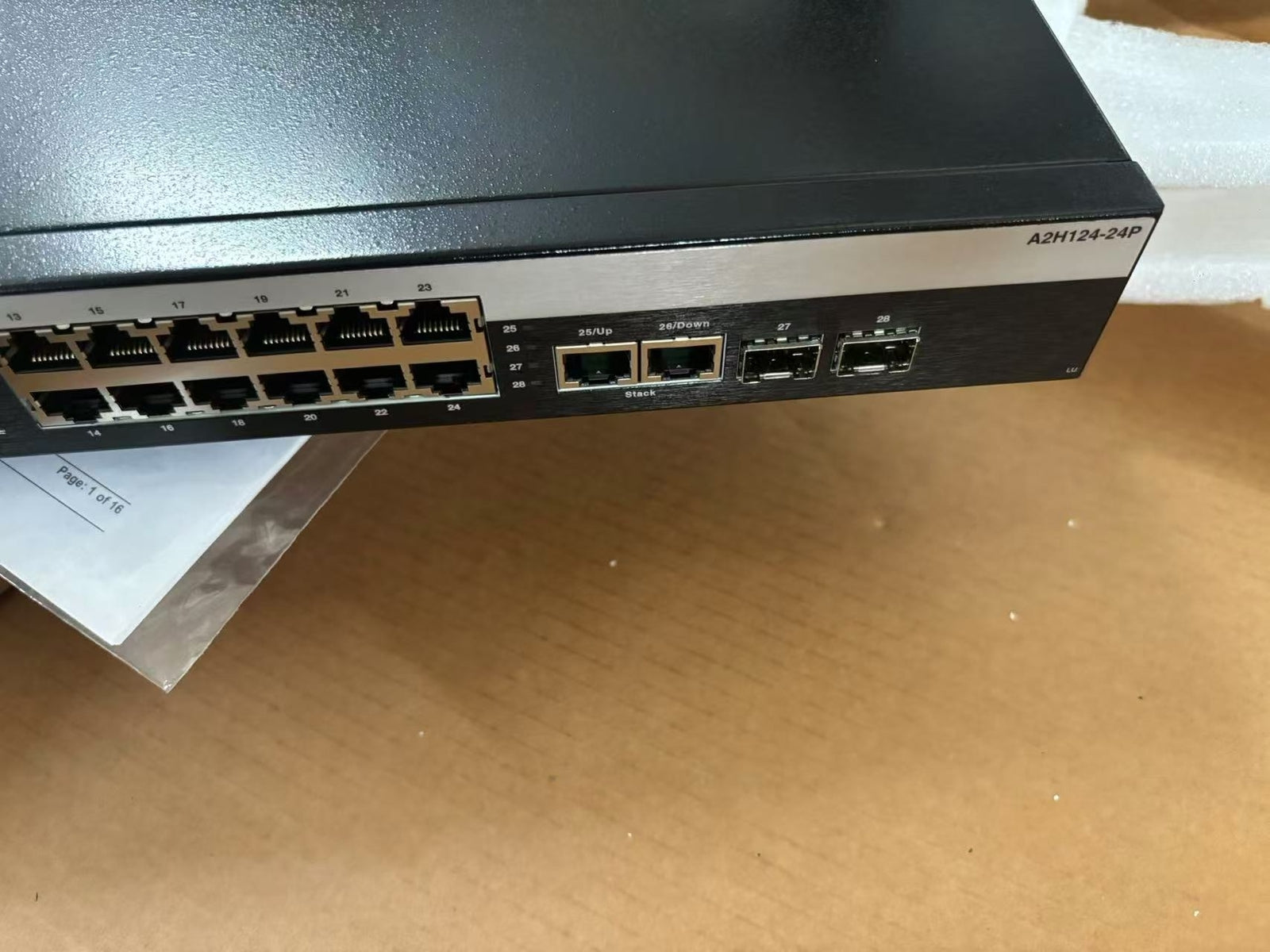 A2H124-24P Enterasys Networks 24-Ports 2 x SFP+ SecureStack A2 External Switch