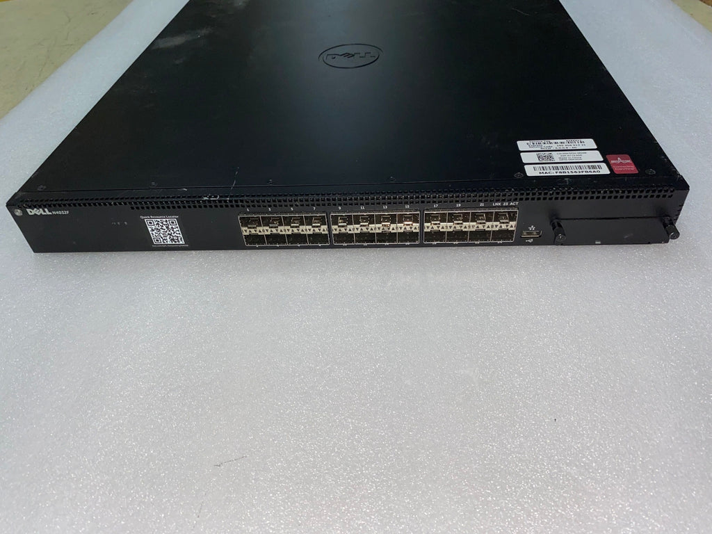 Dell N4032F PowerConnect 8132F Switch de red Ethernet SFP+ de 24 puertos y 10G probado