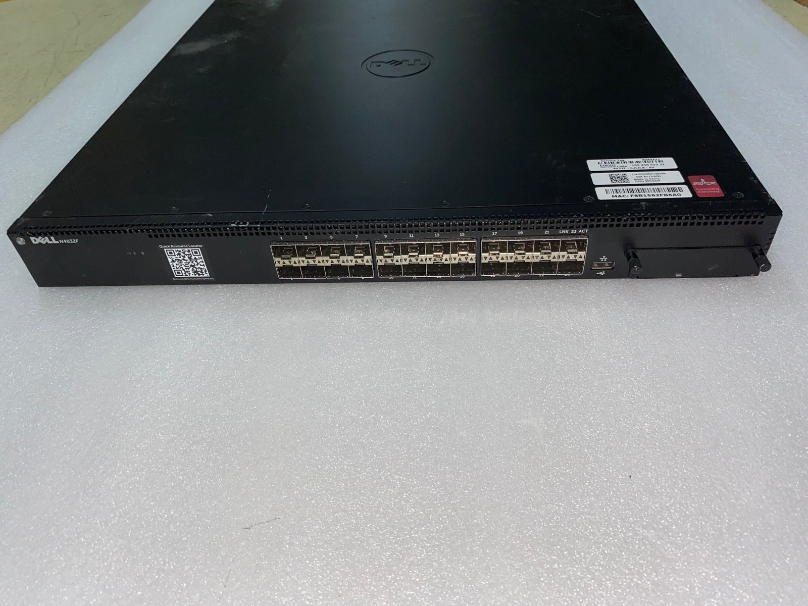 Dell N4032F PowerConnect 8132F 24-Port 10G SFP+ Ethernet Network Switch Tested