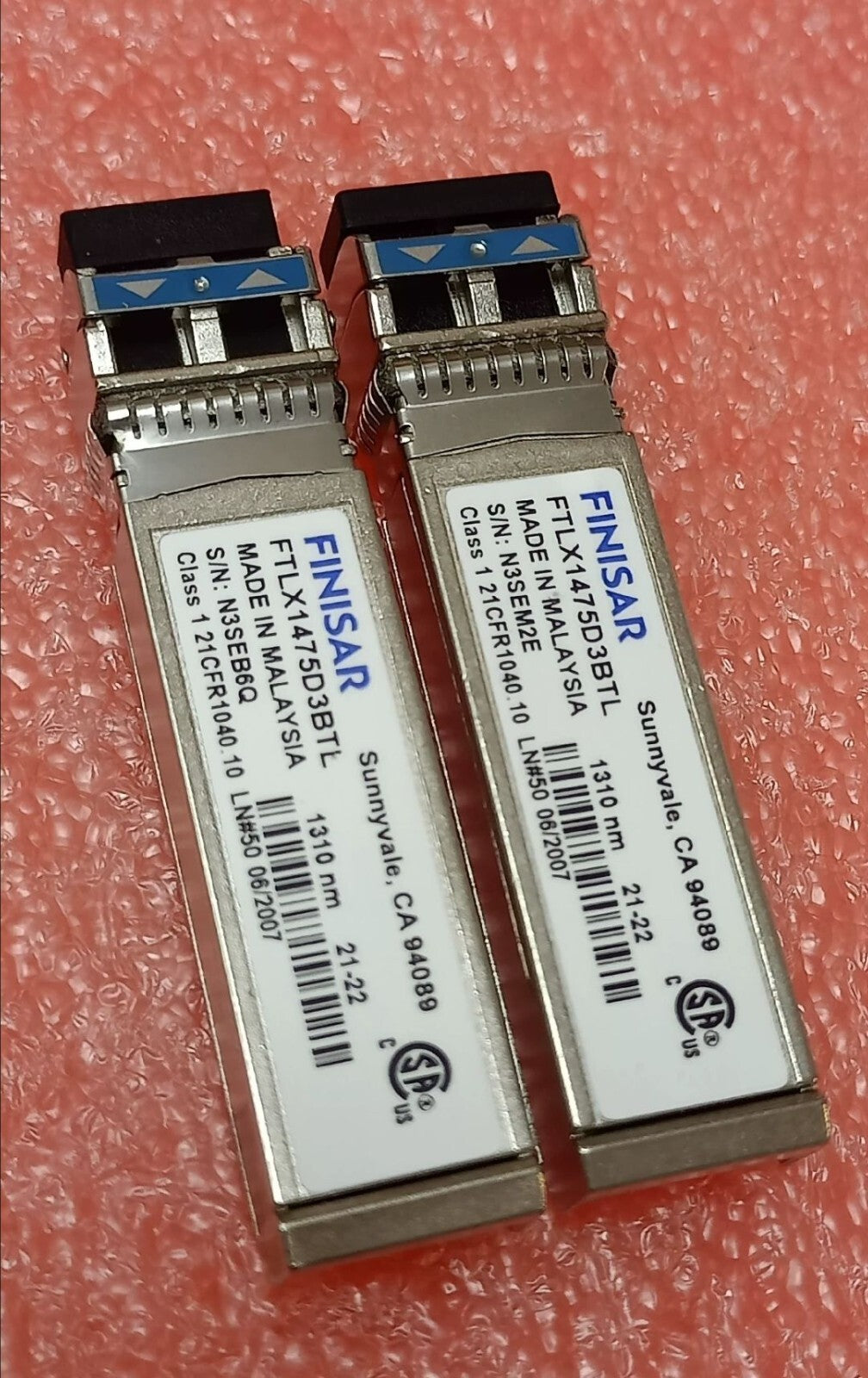 4pcs Finisar FTLX1475D3BTL 10gbase-lr/lw SFP+LR 10km 1310nm Transceiver Module