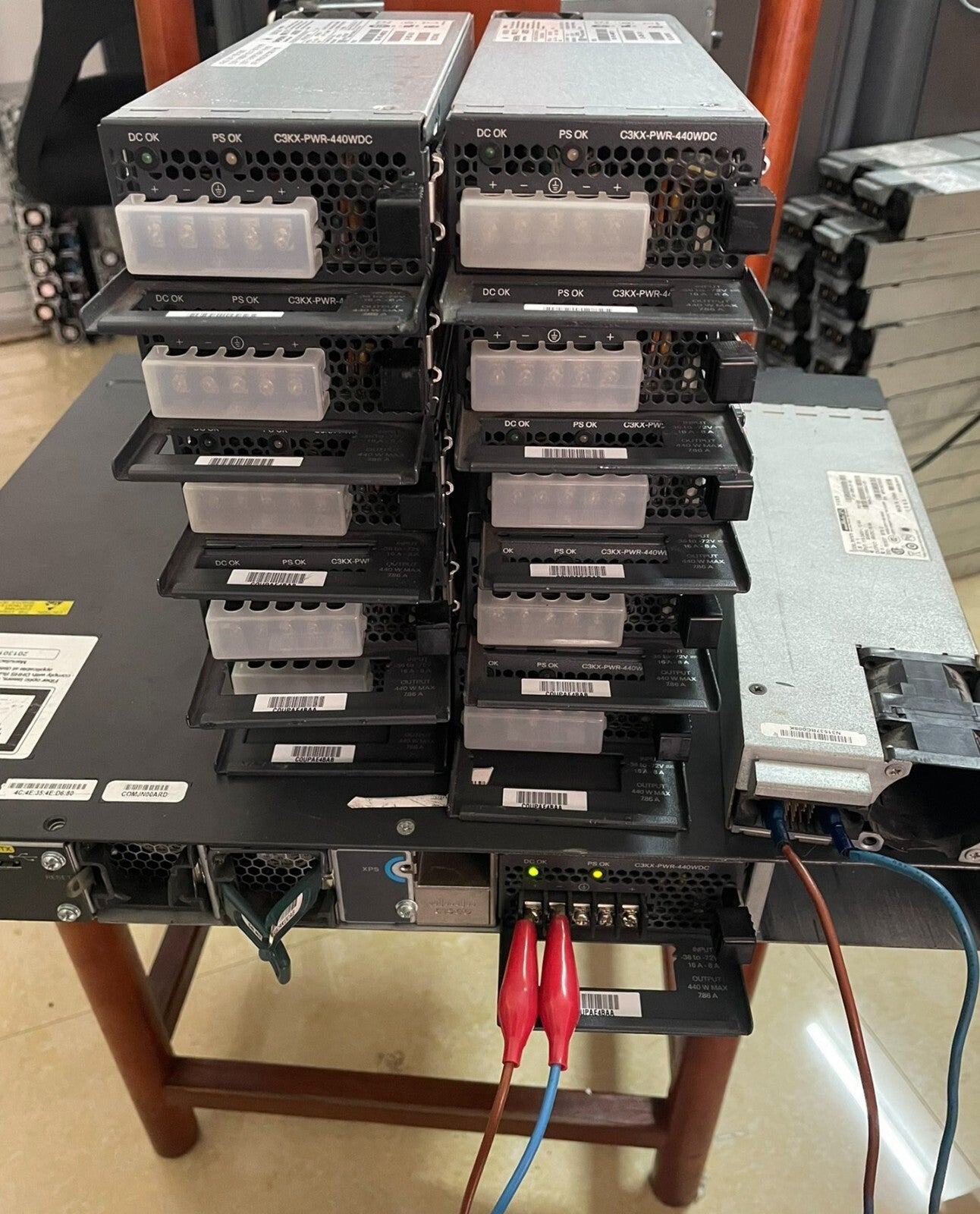 1PC Cisco C3KX-PWR-440WDC 440w DC Power Supply for Catalyst 3000 Series Switches