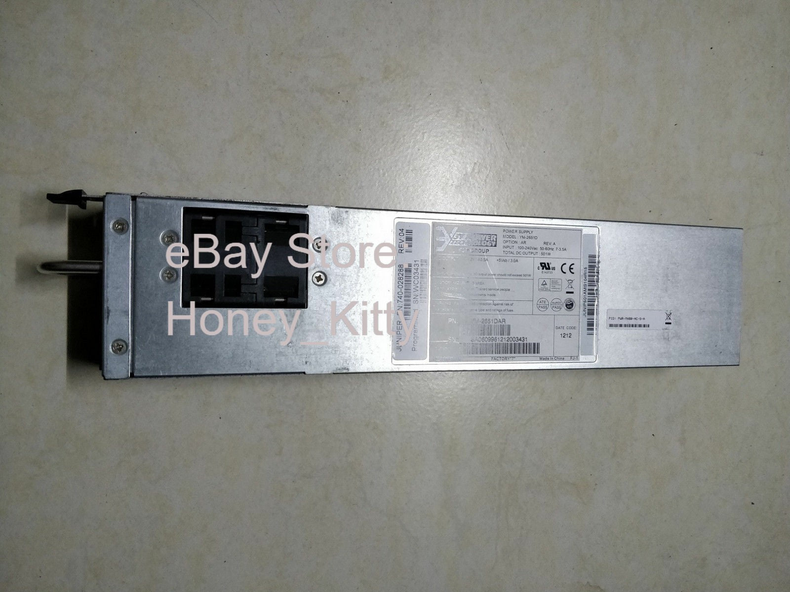 1 ud. Para fuente de alimentación de firewall Juniper MX80 YM-2651DAR PWR-MX80-AC