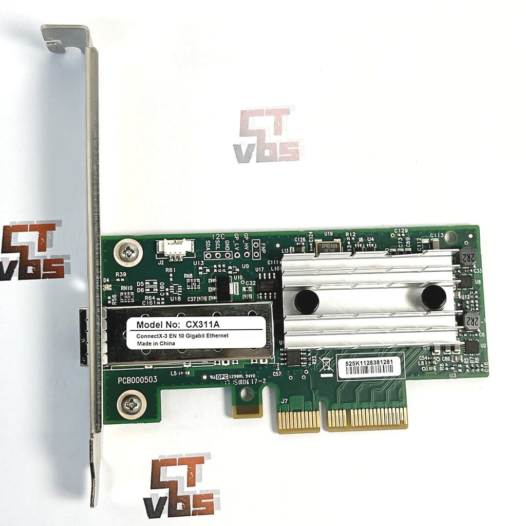 Mellanox MCX311A-XCAT ConnectX-3 EN 10G Ethernet 10GbE SFP+ PCIe NIC LC Cable