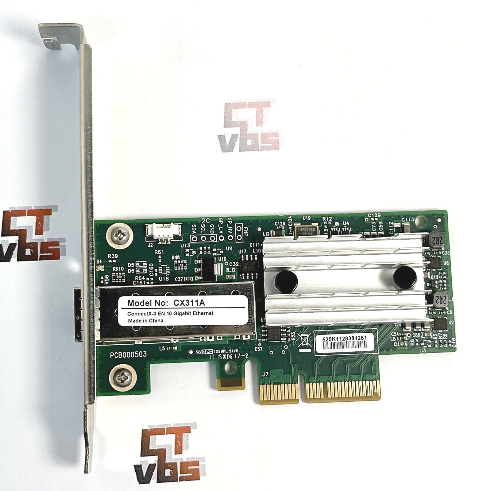 Mellanox MCX311A-XCAT ConnectX-3 EN 10G Ethernet 10GbE SFP+ PCIe-NIC LC-Kabel