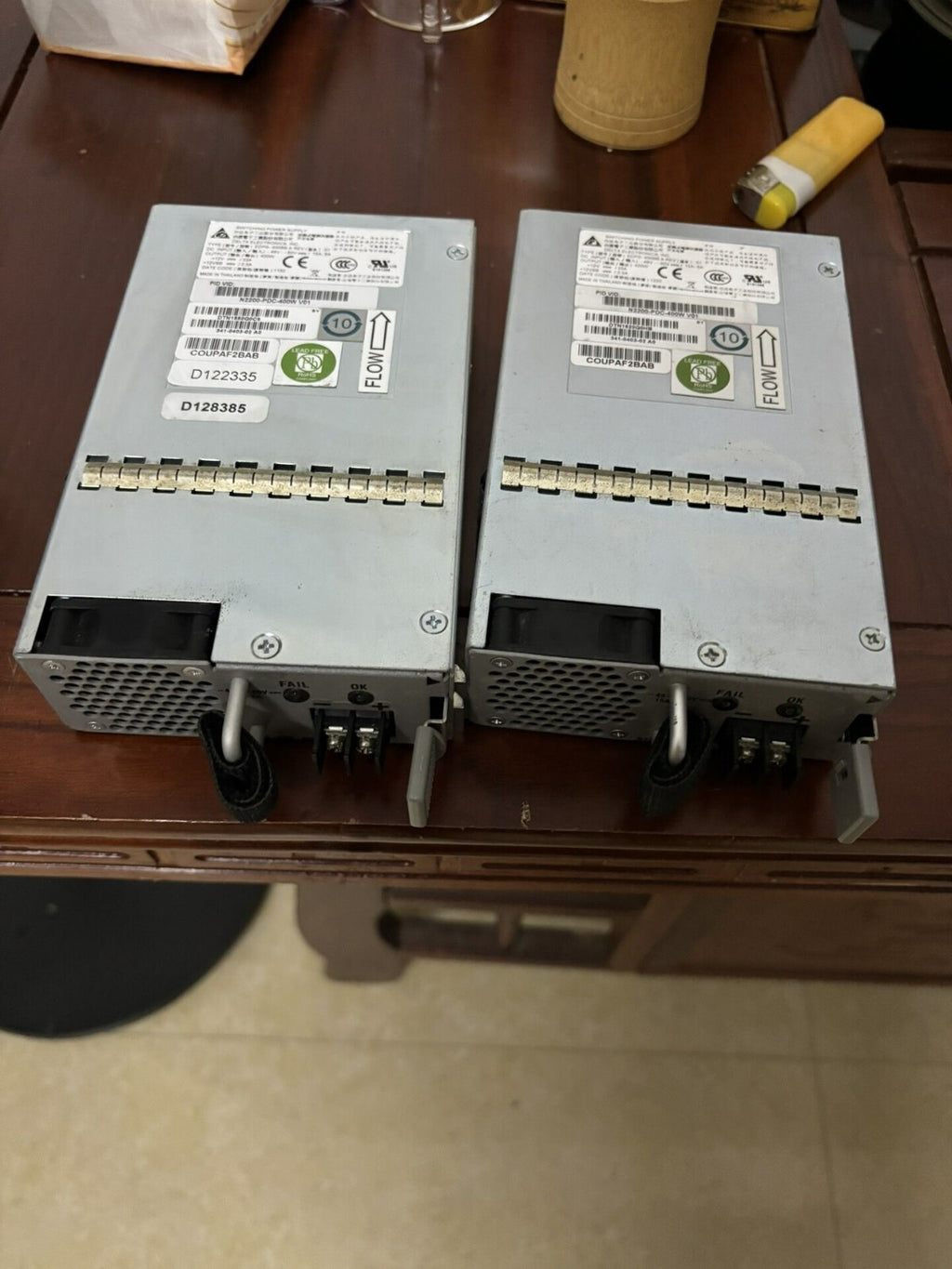 1PCS Fuente de alimentación de CC Cisco N2200-PDC-400W Probada